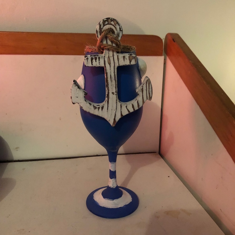 Hand made wine glass
